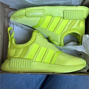 Adidas NMD 360 kids originals summer lime green slip on shoe
